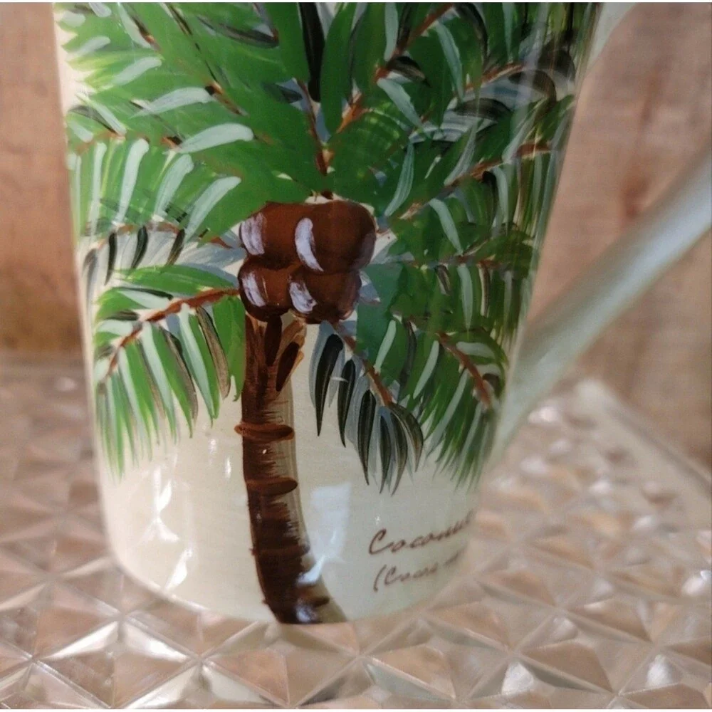Palm Island Teapot and Cups. Palm Island Cream by FLORIDA.